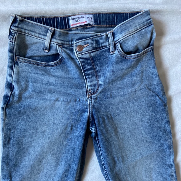 High rise ankle straight jean Abercrombie kids - Picture 2 of 4